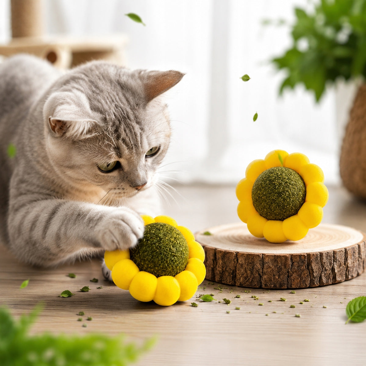 Cat Toy with Catnip Flower Interactive Toy 1pcs Manufacturer code B4268