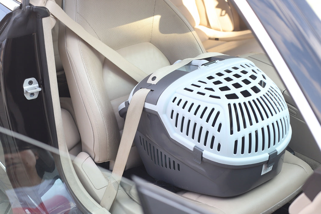 Cat Transporter for Car Dog Transporter Medium Grey AVIOR Color gray