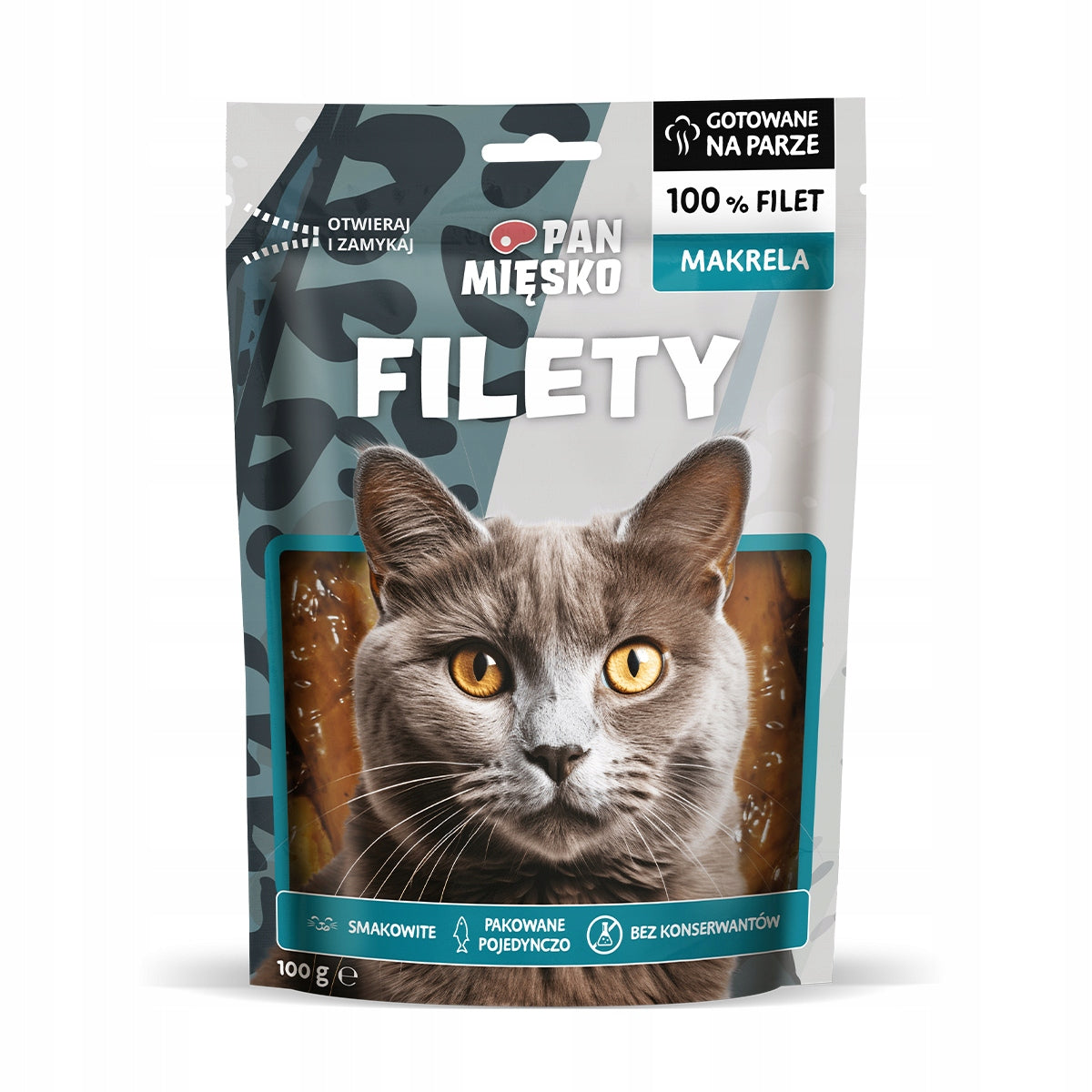Cat Treat Pan Mięsko Mackerel Fillets 100 g