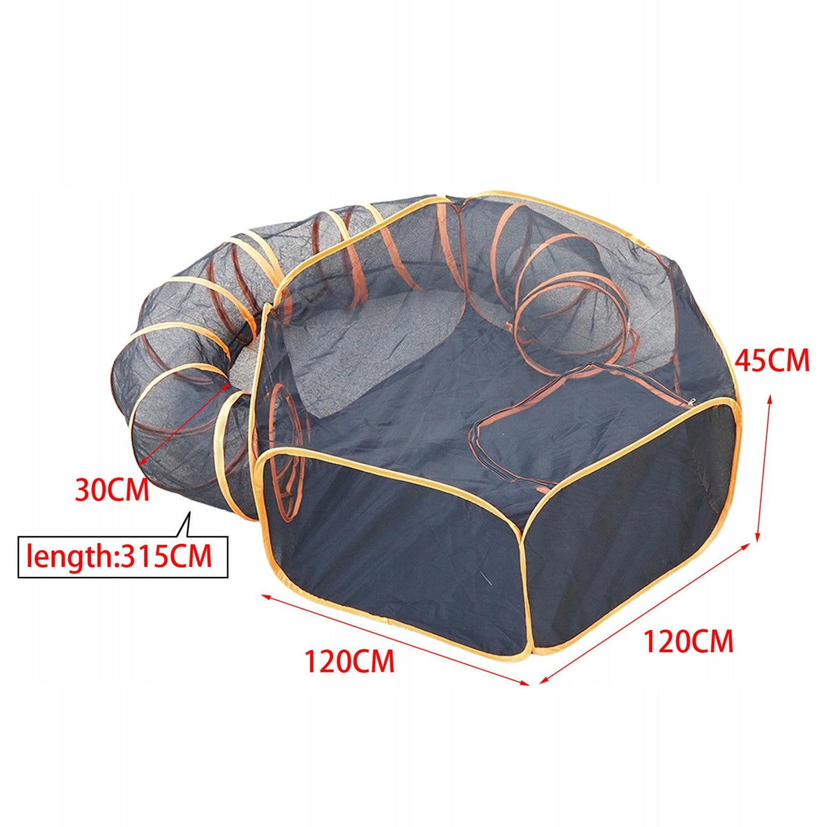 Cat Tunnel Portable Interactive Scratch Resistant Pipe Tunnel for Manufacturer code 630046372