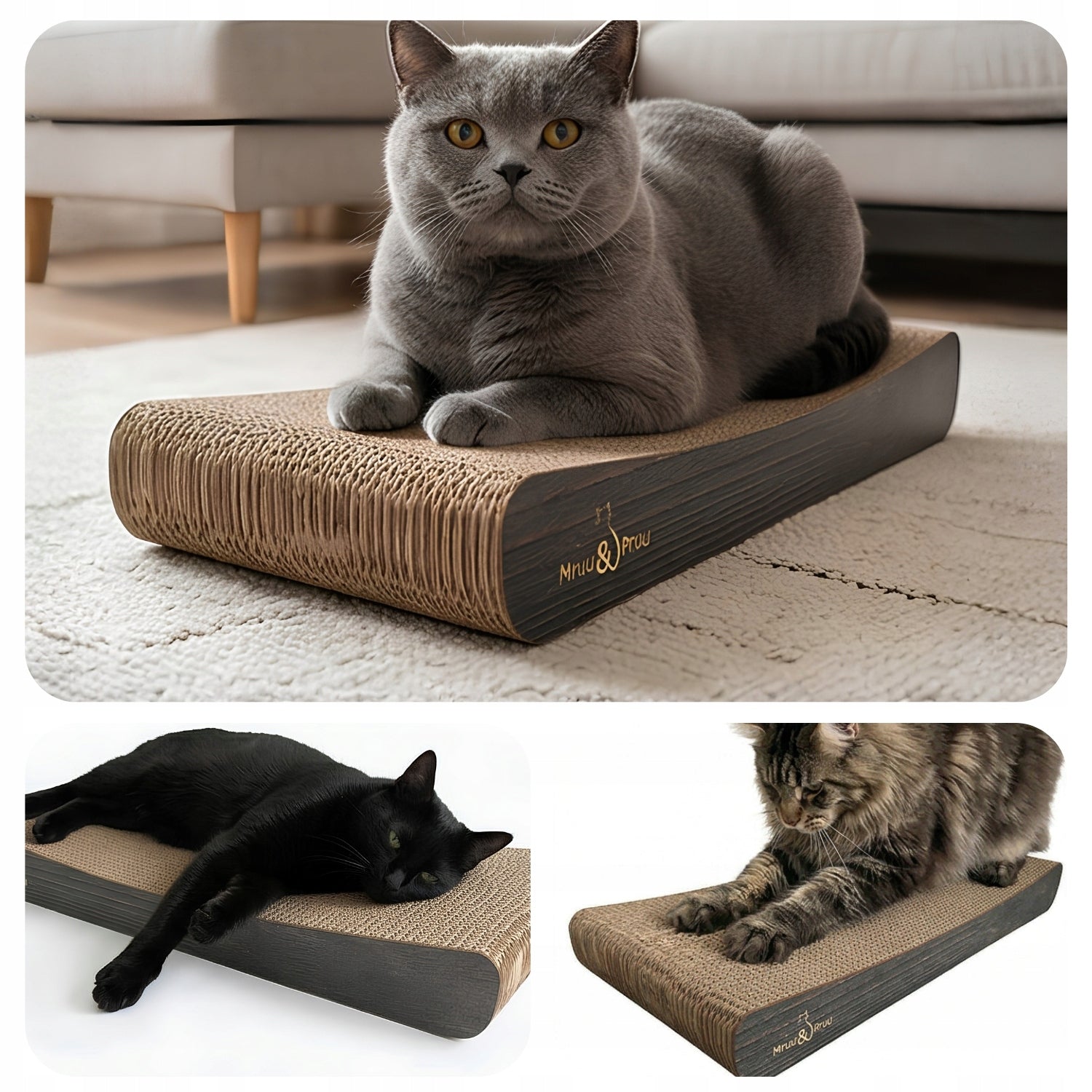 Cat bed SIGMA Imitation Wood 58cm Brand Mruu&Pruu