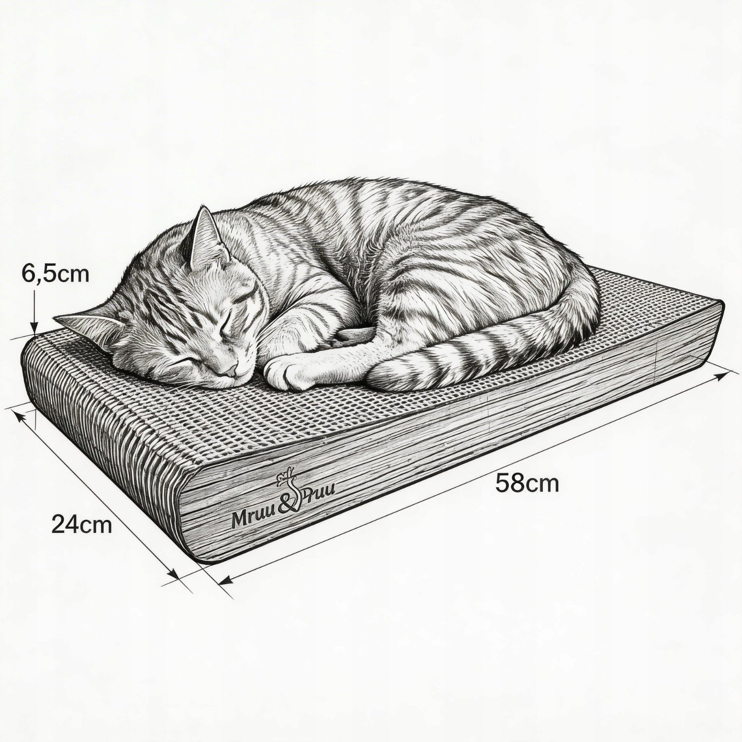 Cat bed SIGMA Imitation Wood 58cm Manufacturer code 5906657803931
