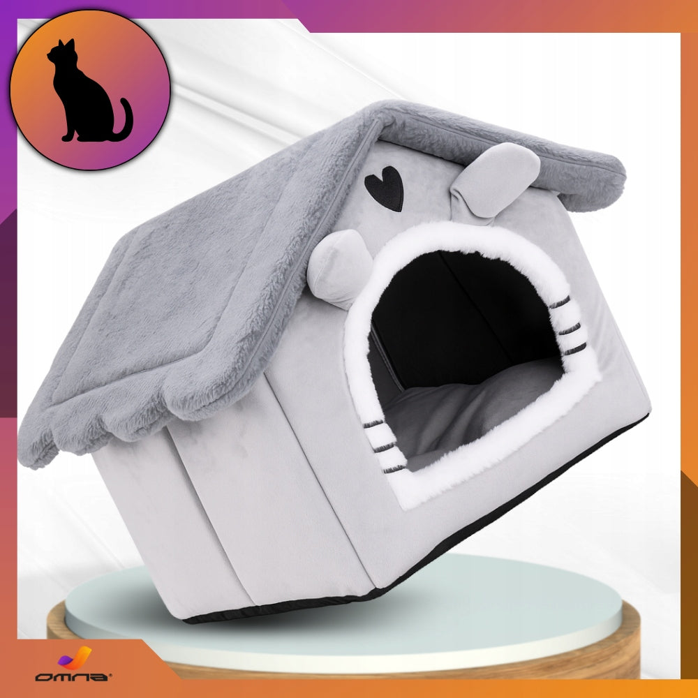 Cat bed cottage booth plush pillow kennel for cats small dogs EAN (GTIN) 5903858134840