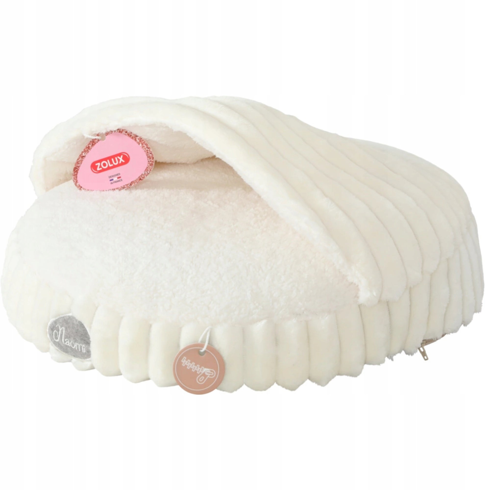 Cat bed, dog bed with cover beige, soft fluffy Manufacturer code 3336025001355