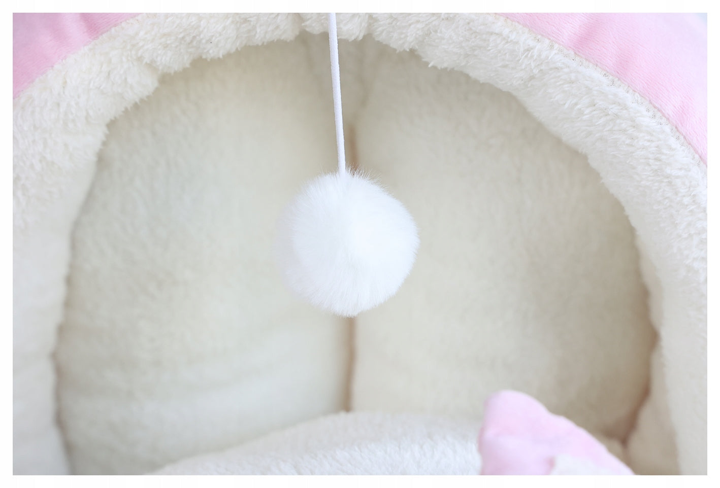 Cat bed pink booth KITTY| PB0028-D (PINK) Product width 40 cm