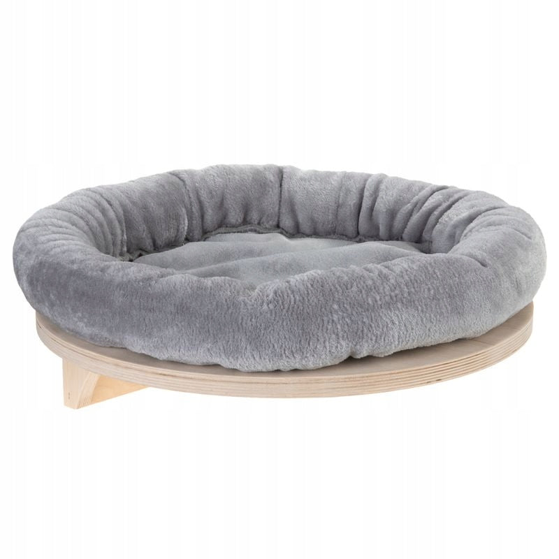 Cat bed, plush, to attach to the wall Ø 48 cm, grey Packaging status original