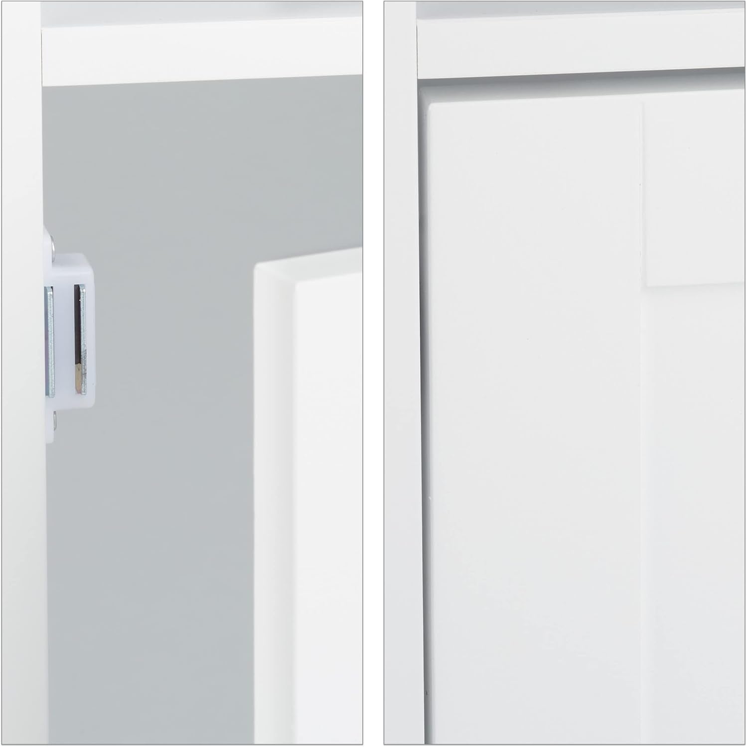 Cat cabinet for litter box bed house furniture built-in litter box white MDF Product width 48 cm