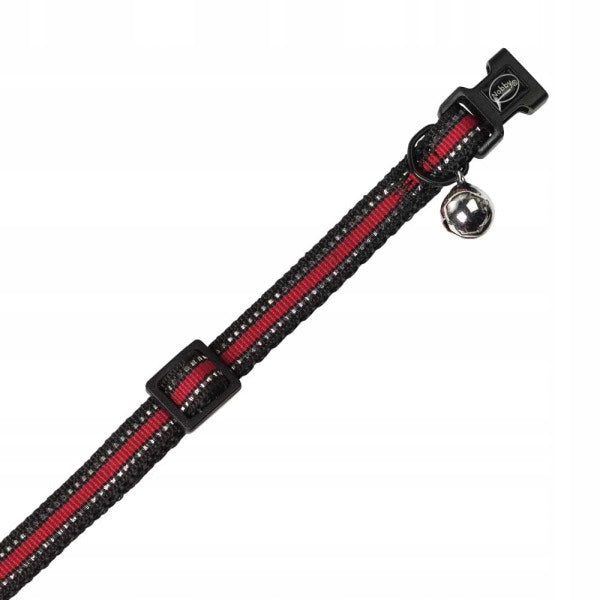 Cat collar adjustable reflective "Reflect" Nobby - red