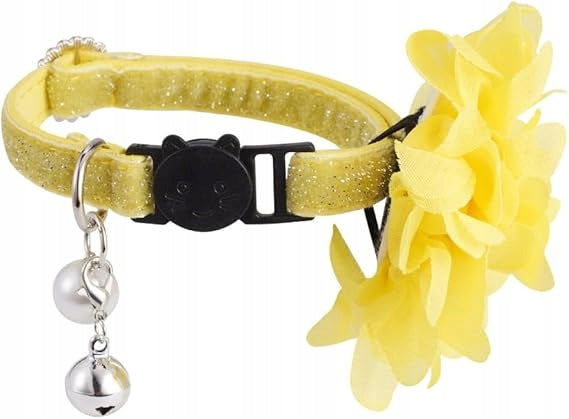 Cat collar collars DAIHAQIKO kittens with cat bell sequins