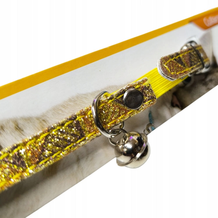 Cat collar with bell 31 cm shiny Brand MAXXpro