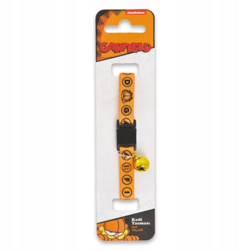 Cat collar with bell Garfield yellow GR-6577