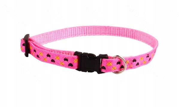 Cat collars with paw print size XS