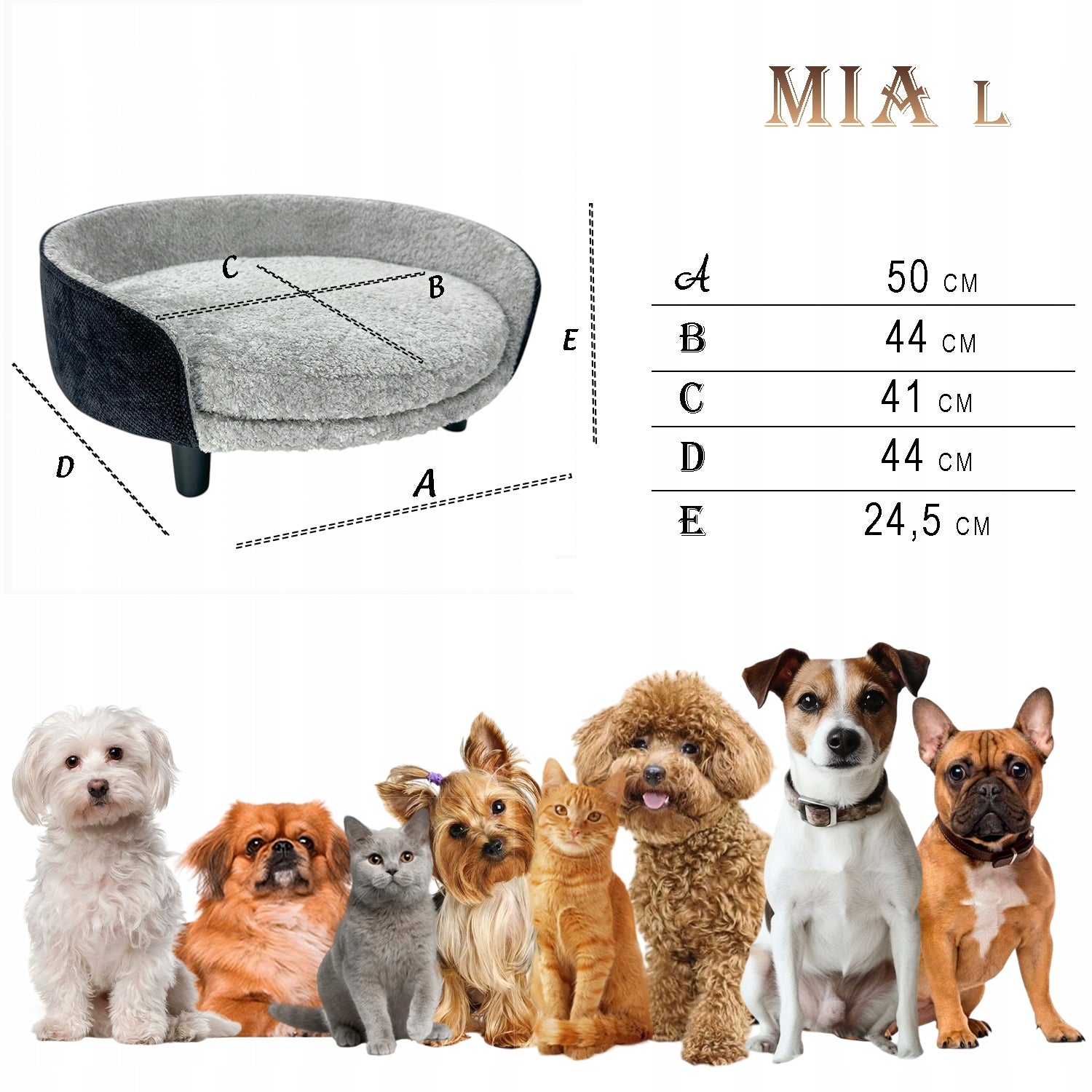 Cat dog bed made of strong fabric cat dog ideal gift + FREEBIE Packaging status original