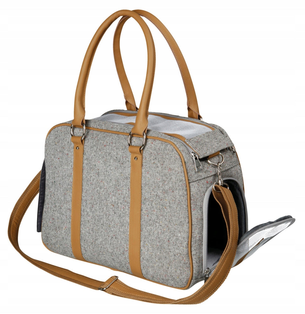 Cat dog carrier bag 19×28×40cm grey Trixie Brand Trixie