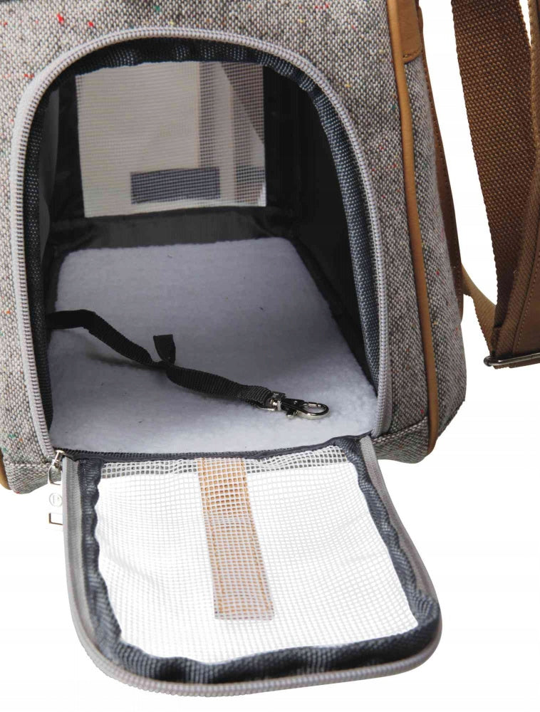 Cat dog carrier bag 19×28×40cm grey Trixie Manufacturer code TX-36253