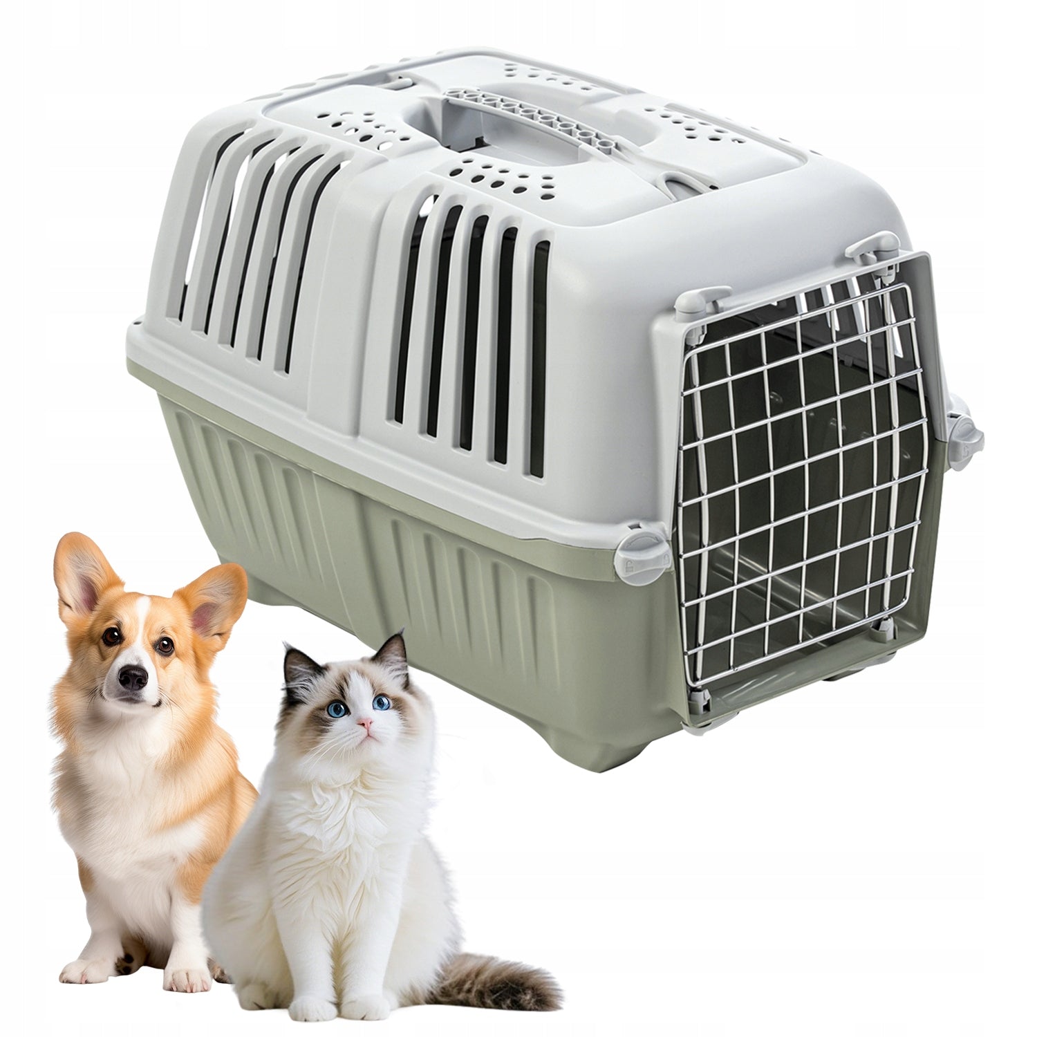 Cat dog transporter large BPA FREEPRATIKO 3 60x40x39cm