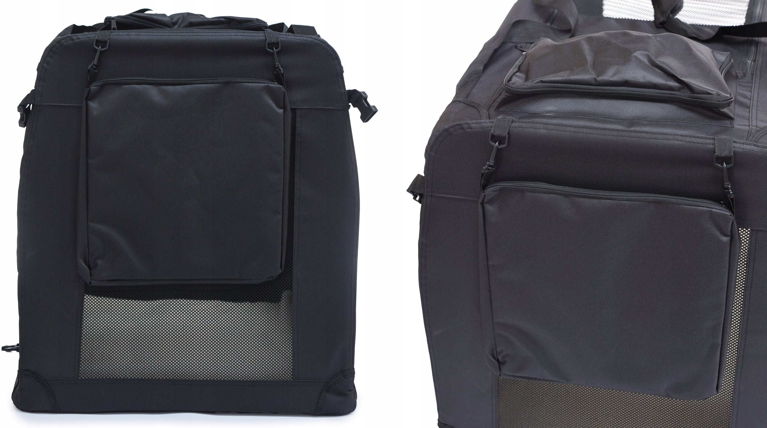 Cat dog transporter transport bag PLAYPEN 81x58x56 cm black r. XL Product height 58 cm