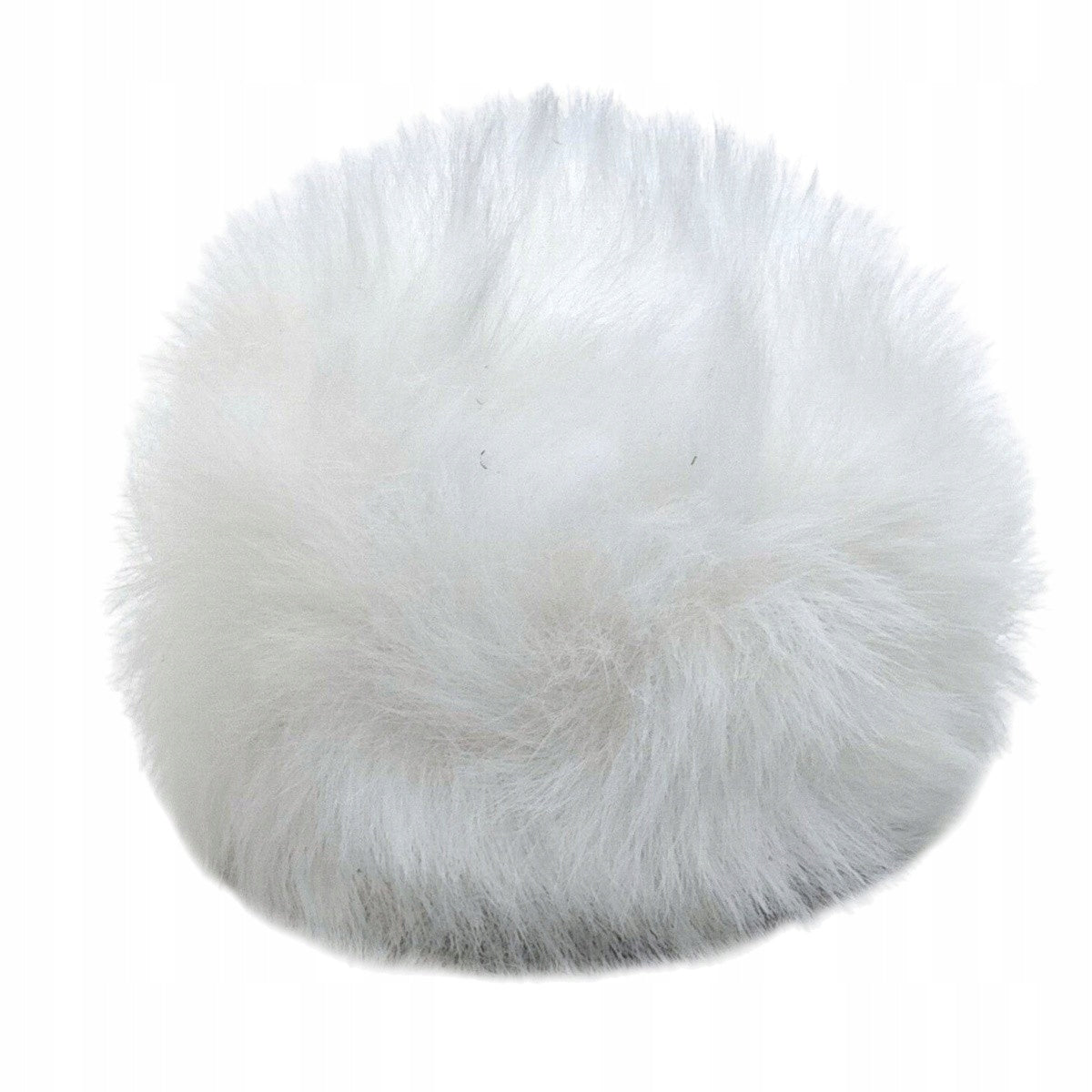 Cat ears + tail for helmet fur 2 pcs White Color white