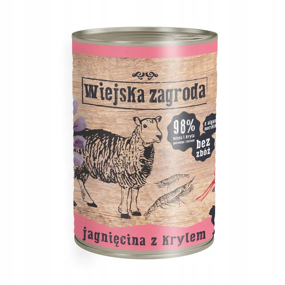 Cat food Wiejska Zagroda Mix of flavors 12x400g Brand Wiejska Zagroda
