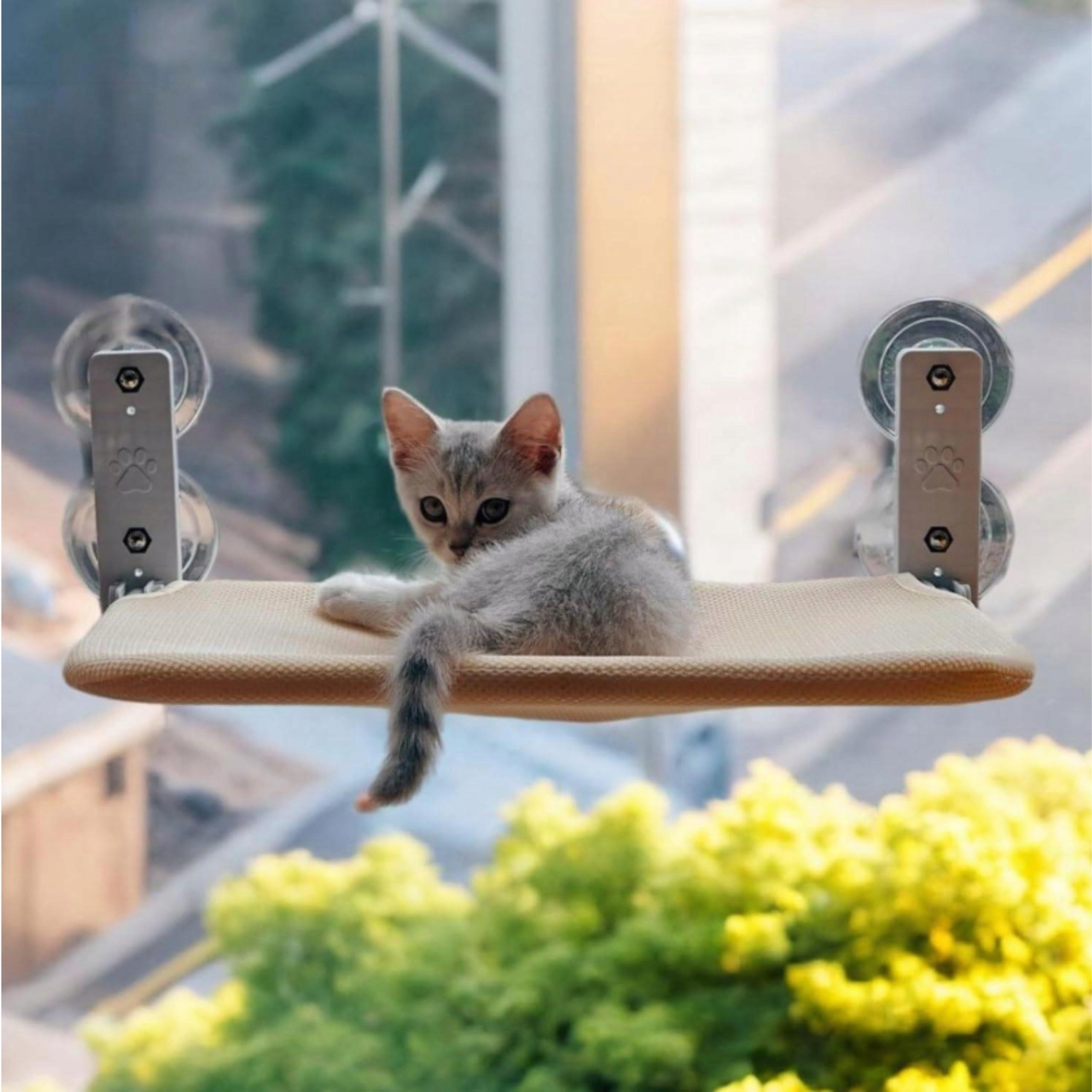 Cat hammock for the window – 45×30 bed, ideal for observing the environment! Length 30 cm