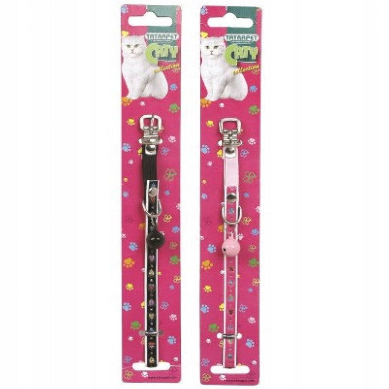 Cat heart collar and bell