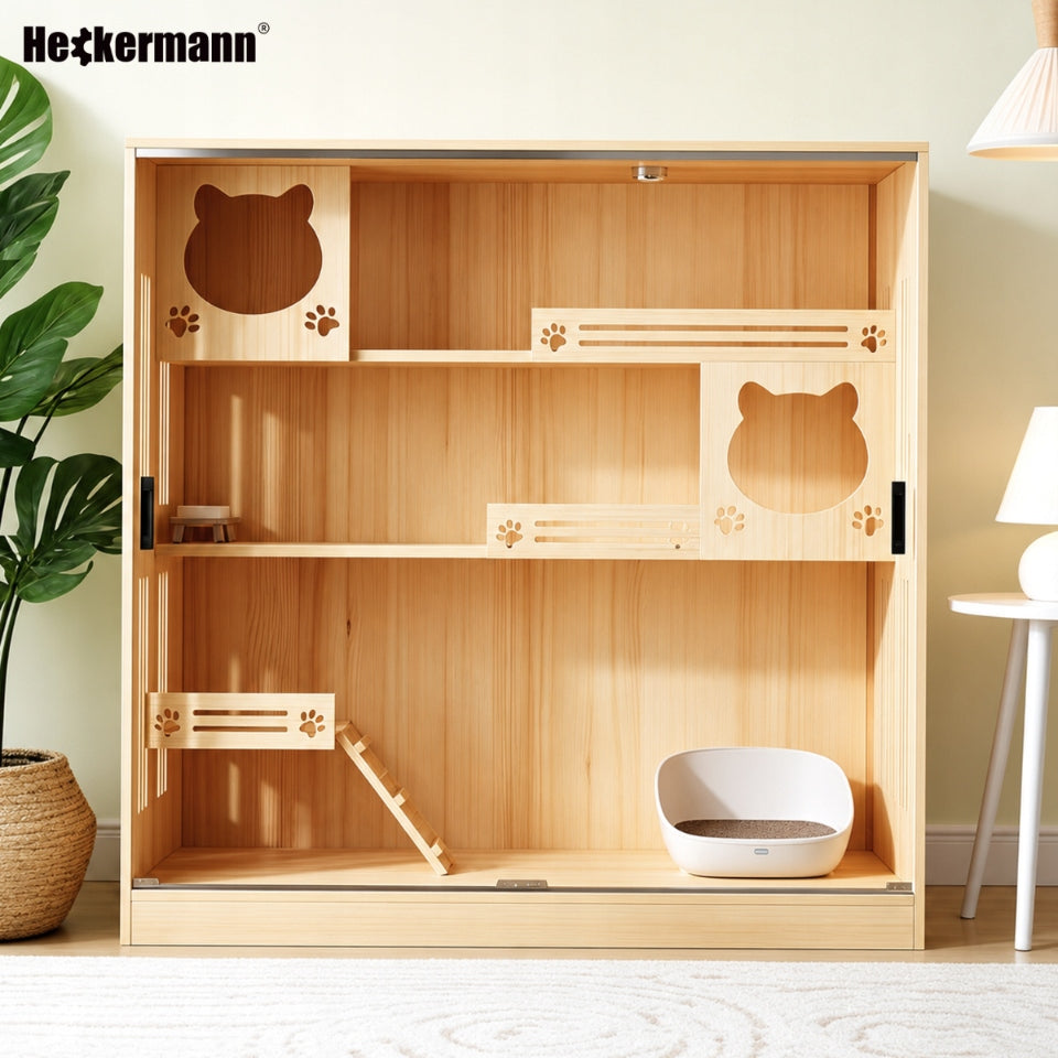 Cat house Heckermann 120x120x40cm N3 Length 120 cm