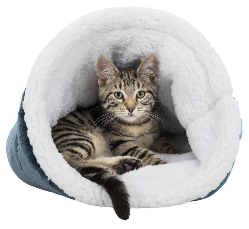 Cat house Paul Trixie blue round 60 cm x 40 cm x 60 cm