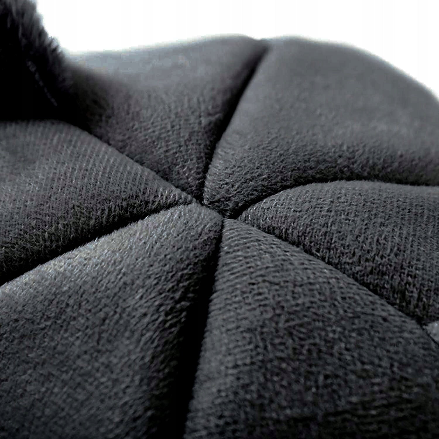 Cat house, booth, plush bed with ears black Length 35 cm