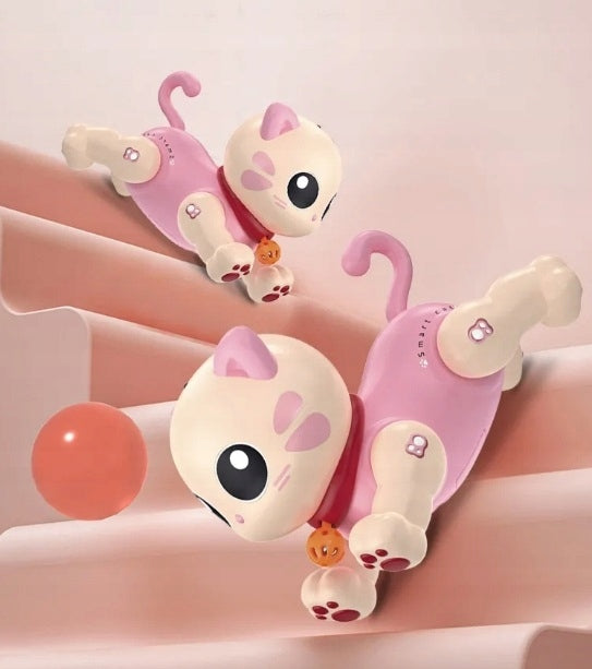 Cat kitten interactive remote controlled on remote control RC robot jumps Kik Kid's age 3＋ years