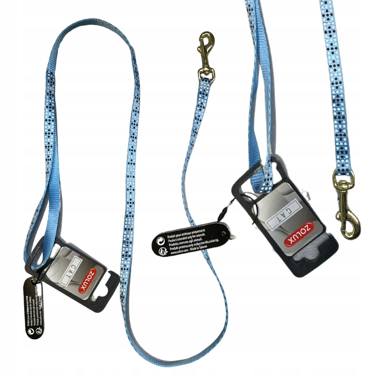Cat leash blue nylon 100cm Manufacturer code Zolux