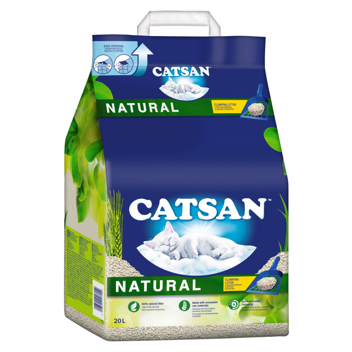 Cat litter Catsan bentonite clumping 20 l
