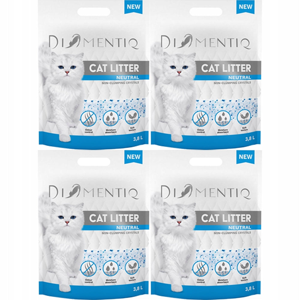 Cat litter Neutral non-caking DIAMENTIQ 4x3,8L