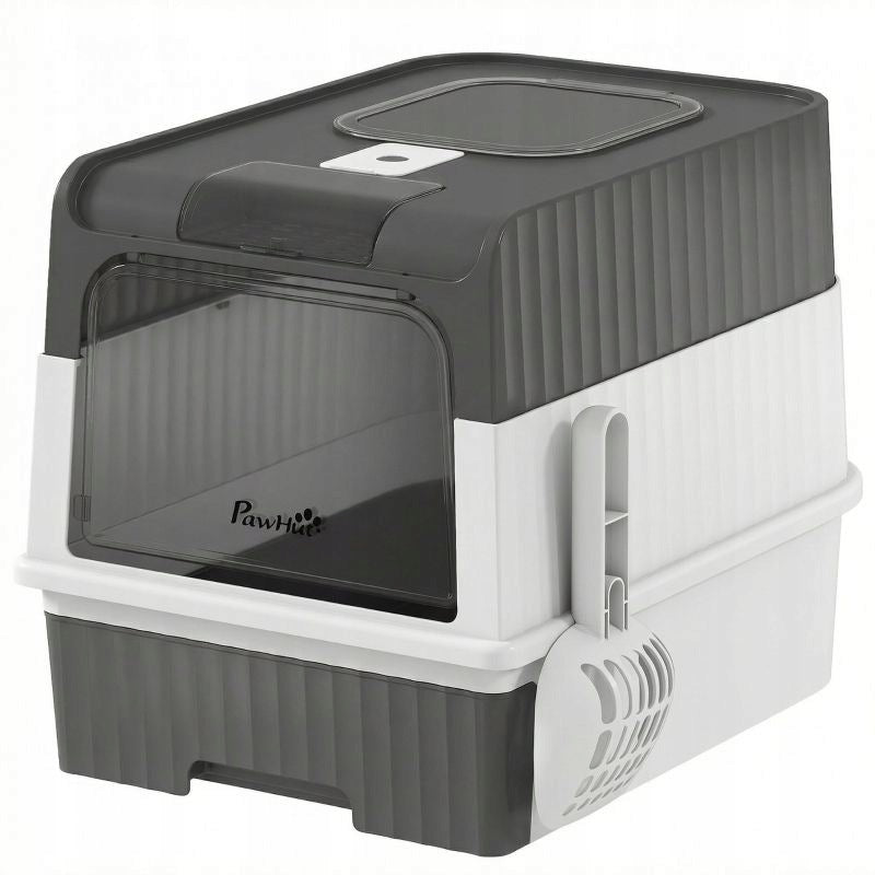 Cat litter box, 48 l, with lid, pull-out drawer