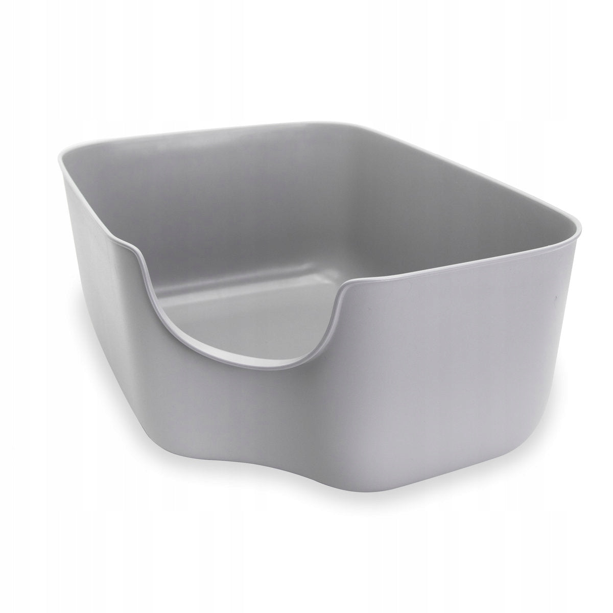 Cat litter box CORNER open large with leather handle spatula high sides Packaging status original