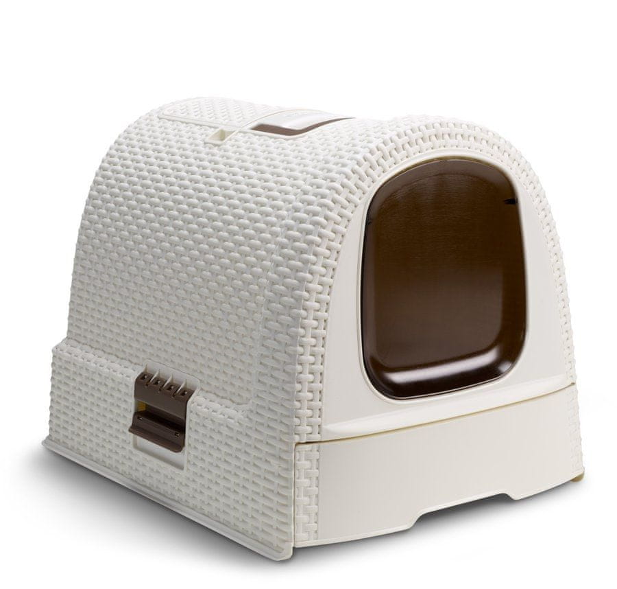 Cat litter box Curver 77,5L Beige SPATULA FILTER
