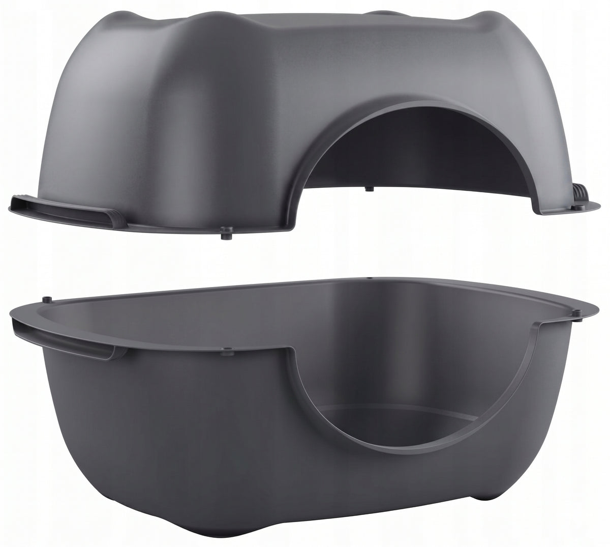 Cat litter box Rotho BELLA anthracite