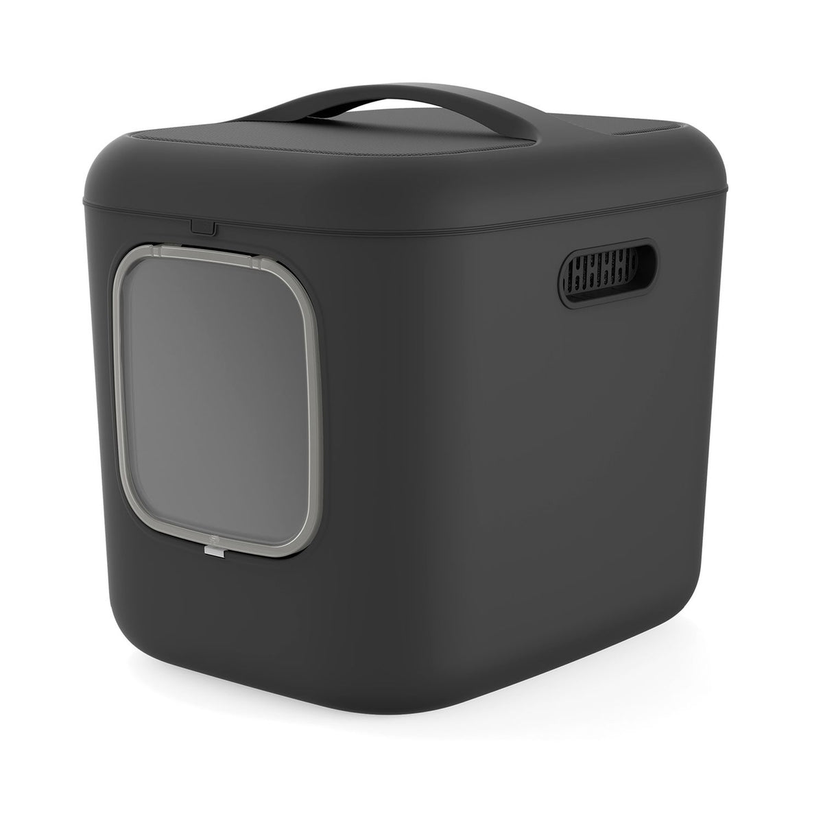 Cat litter box Rotho White XL - black