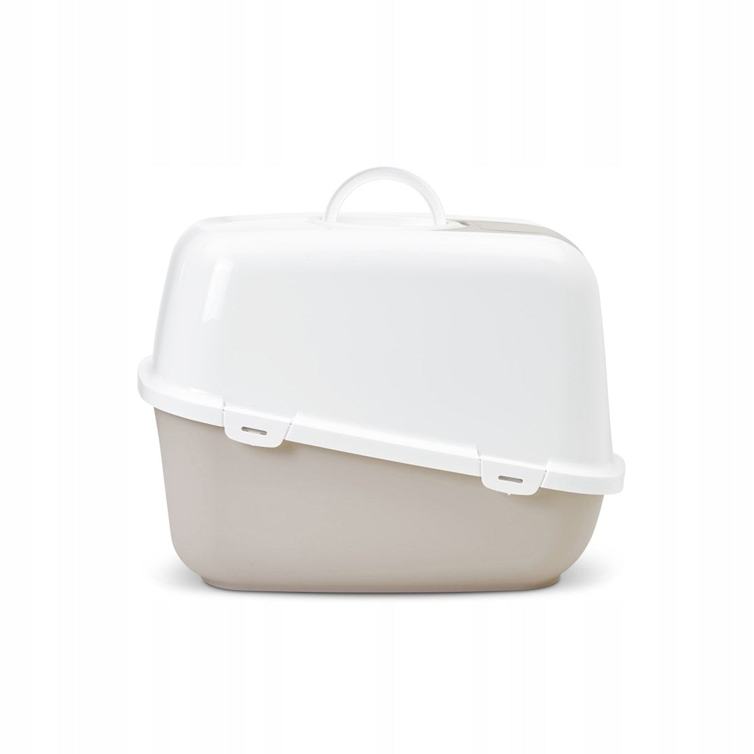 Cat litter box SAVIC Nestor Jumbo white-coffee Model Savic kuweta