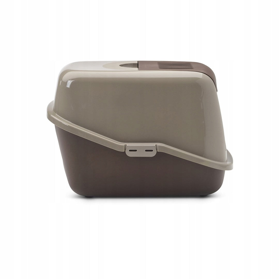 Cat litter box SAVIC Nestor grey-brown Model Nestor