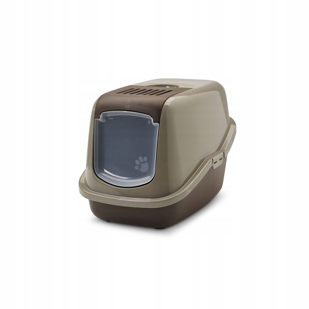 Cat litter box SAVIC Nestor grey-brown