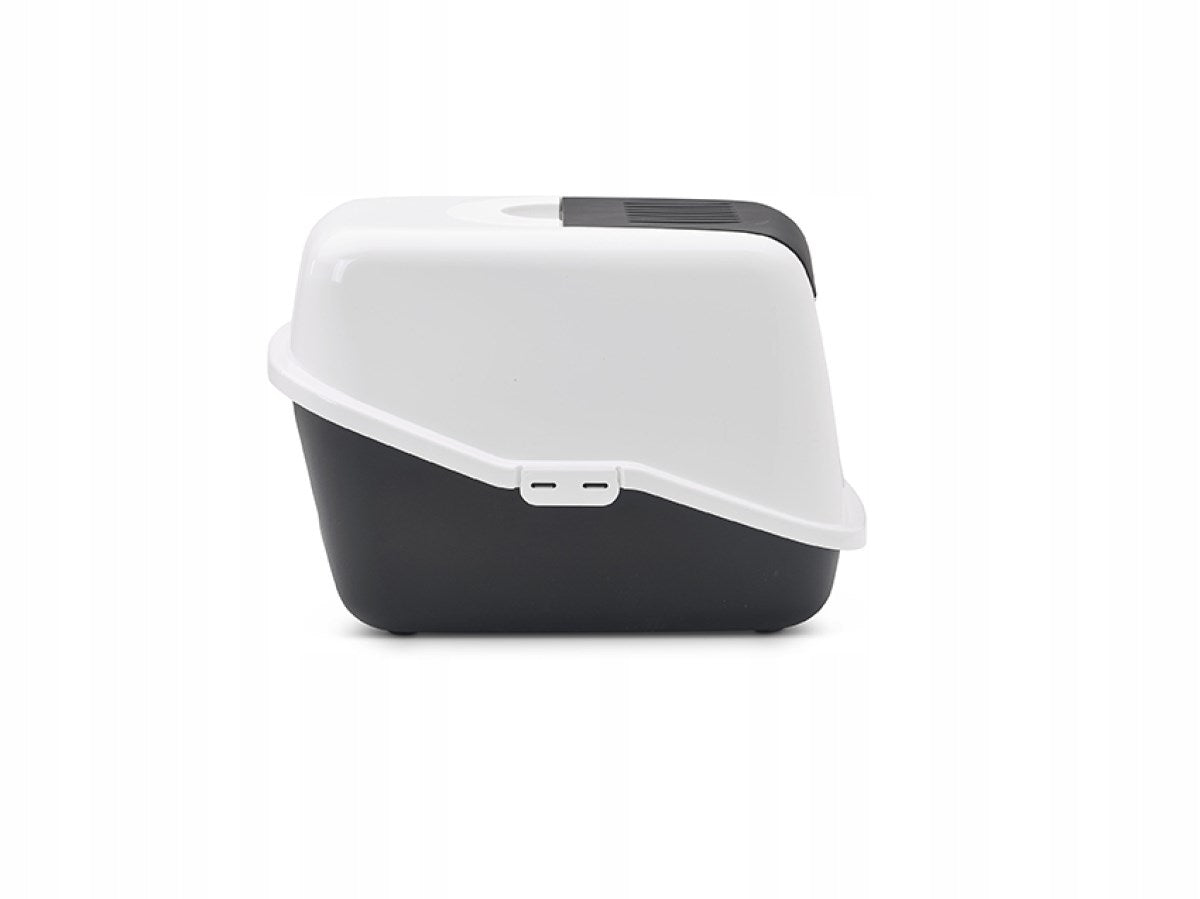 Cat litter box SAVIC Nestor white and black Model Nestor