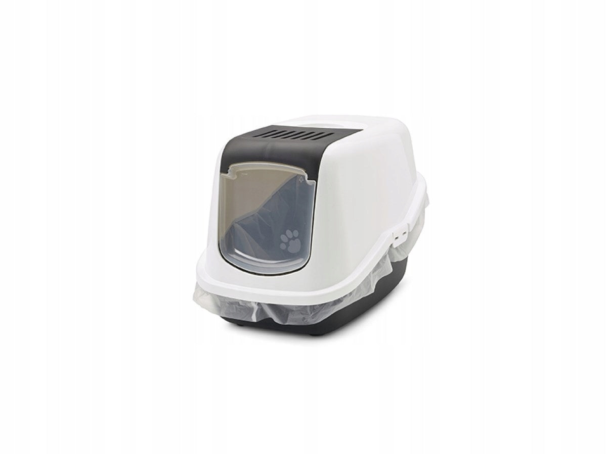 Cat litter box SAVIC Nestor white and black Trade name Nestor