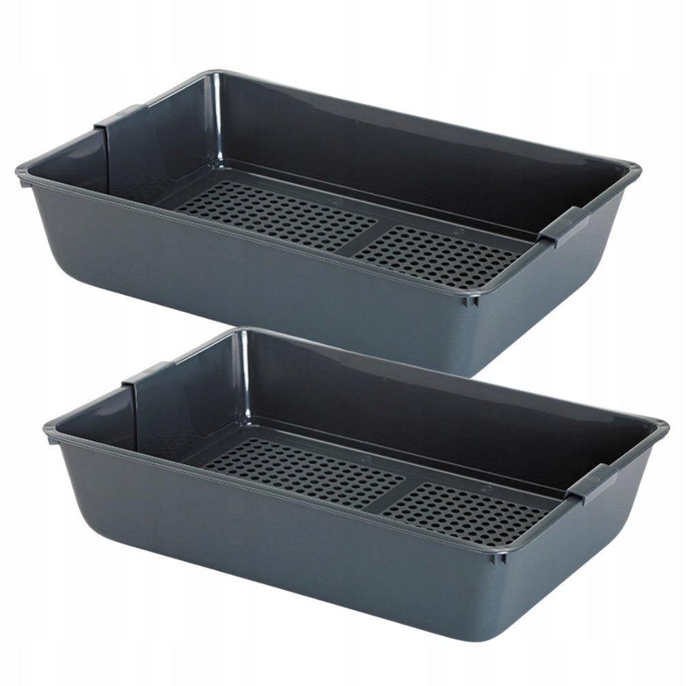 Cat litter box SAVIC with sieve 42cm - 2 pcs
