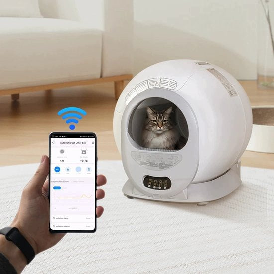 Cat litter box automatic smart with app