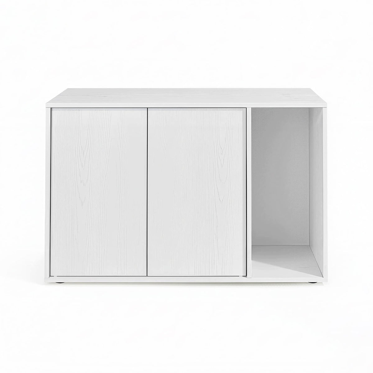 Cat litter box cabinet 80x50x50 cm white