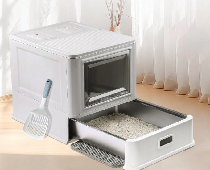 Cat litter box, closed stainless steel cat litter box Manufacturer code 6910476730834