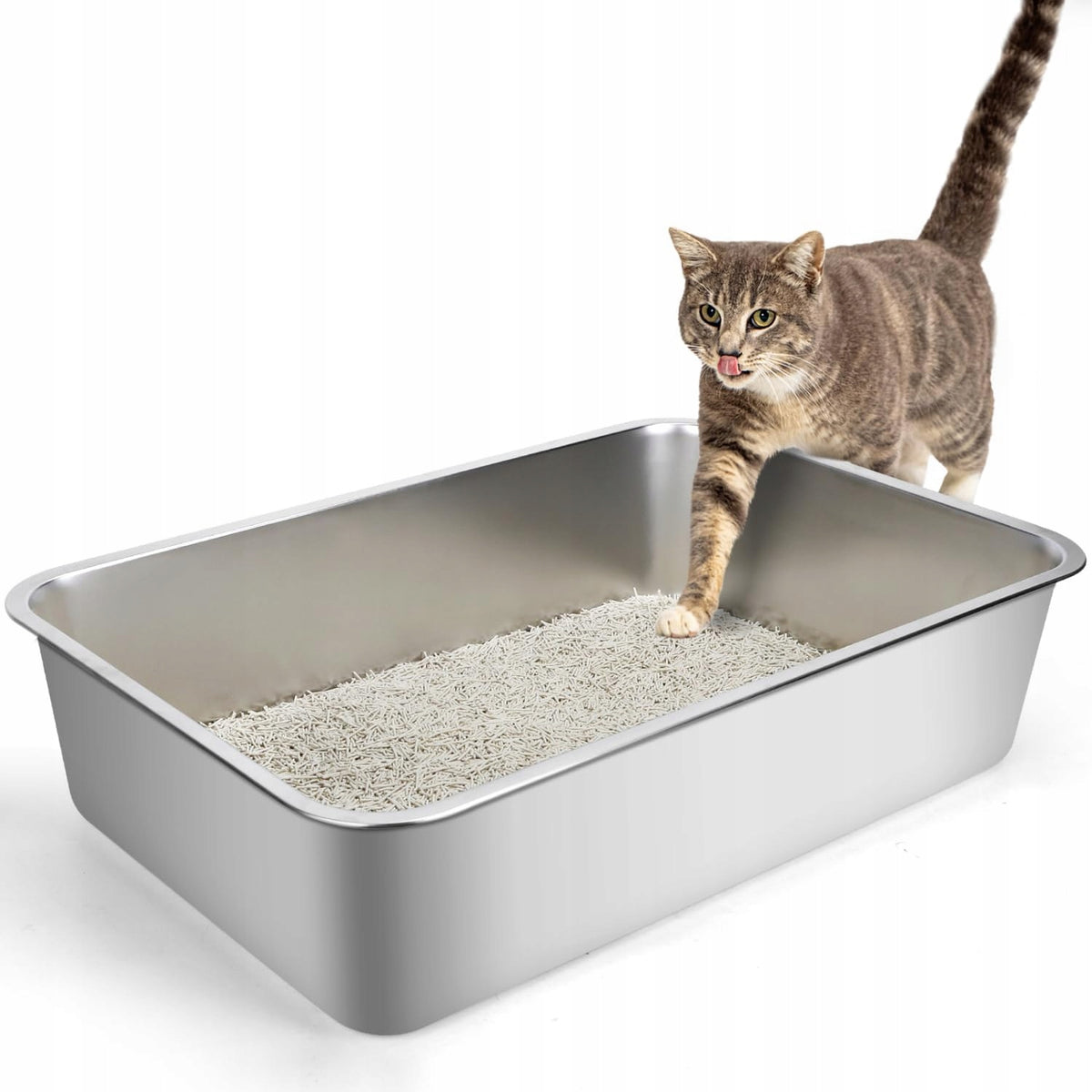 Cat litter box for kittens Durable smooth surface 40x30x15cm