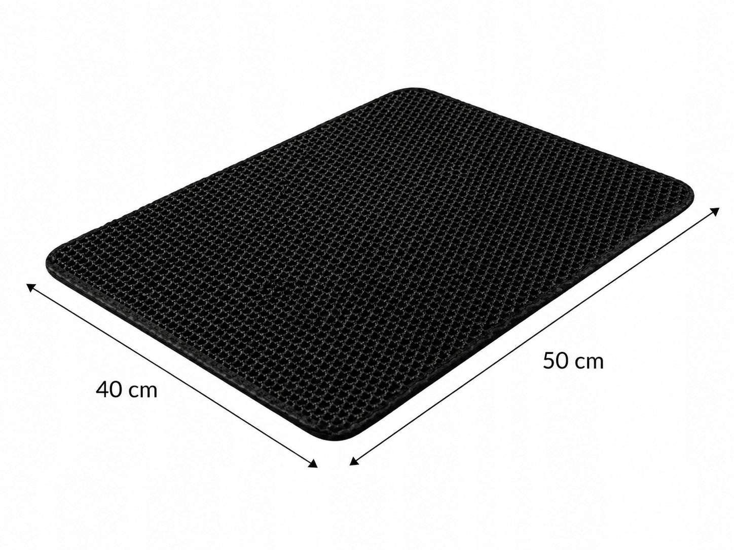 Cat litter box mat 50x40 waterproof double layer EVA non-slip Trade name Mata pod kuwetę AT015