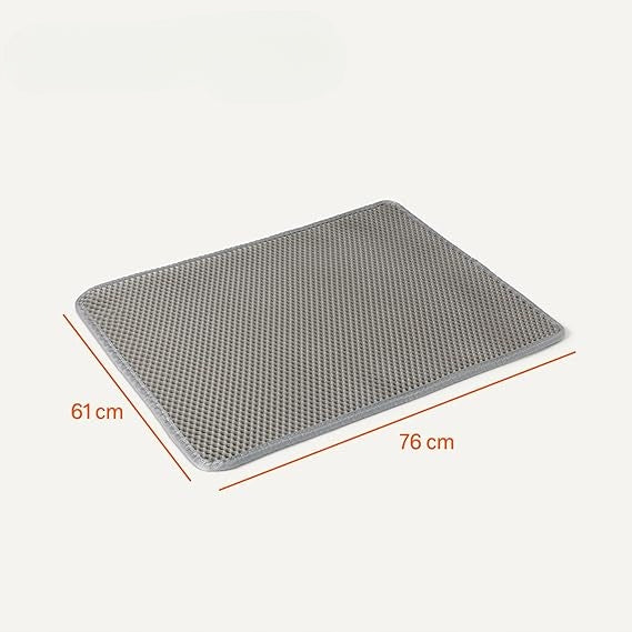 Cat litter box mat 76x61cm grey litter box mat Manufacturer code PEW023