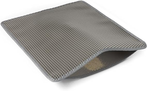 Cat litter box mat 76x61cm grey litter box mat